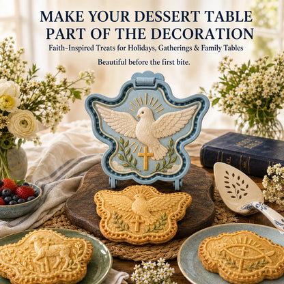 ⏳ Last Day 49% OFF – ✝️ 16-Design Christian Mini Pie Mold Collection | Reusable Embossed Molds for Shaping Detailed Jesus, Mary, Angels, Crosses, Dove & Faith-Inspired Pies 🥧✨