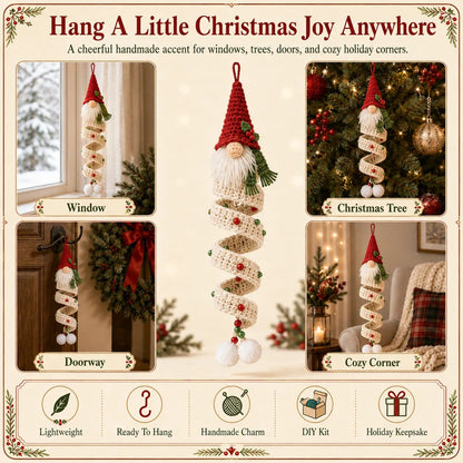 🔥 LAST DAY 49% OFF – 🎄Cozy Gnome Crochet Ornament Kit Collection | Premium Soft Yarn, Complete Crochet Tools & 9 Charming Designs 🧶✨