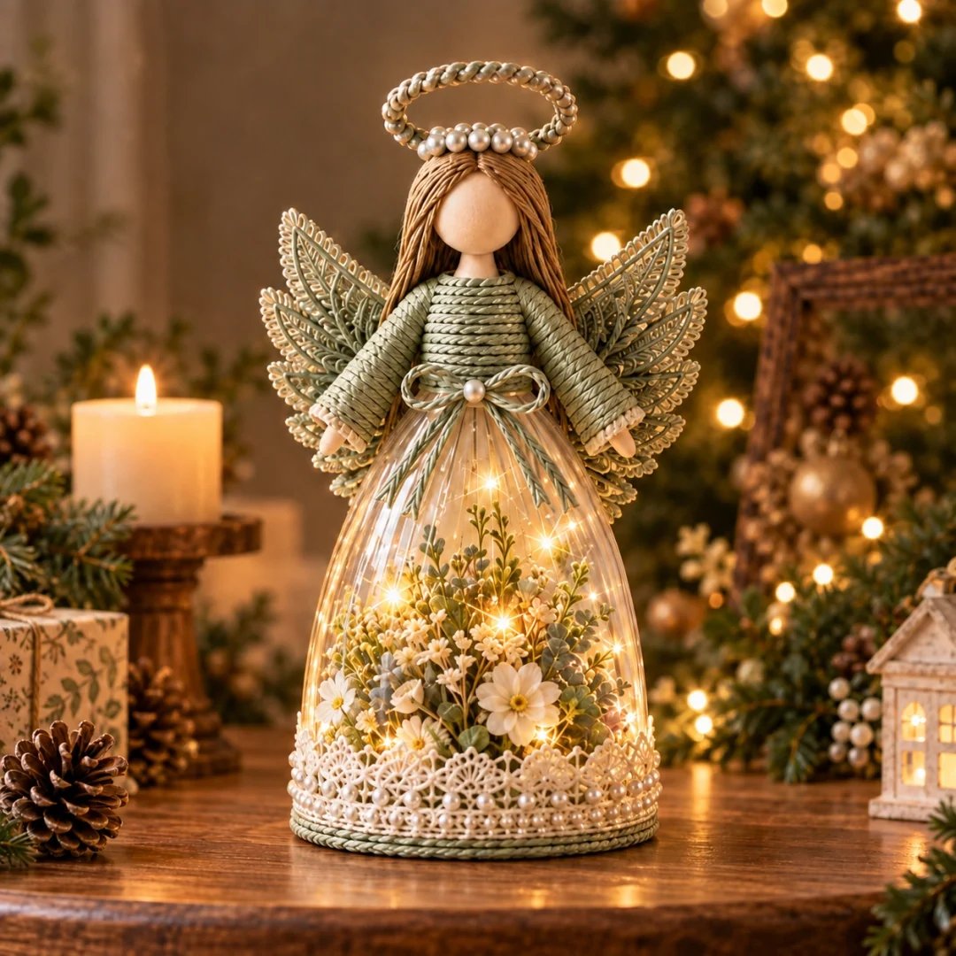 Angel floral home decor