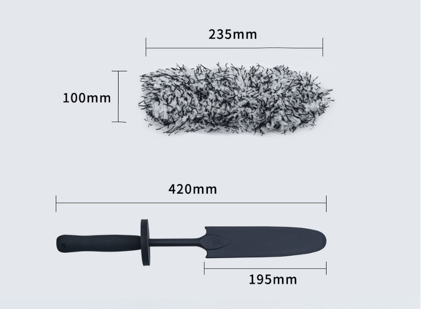 🔥 HOT SALE 🔥V+ Wheel Barrel Brush, Cleaning Brush for Wheels, 1 Pack