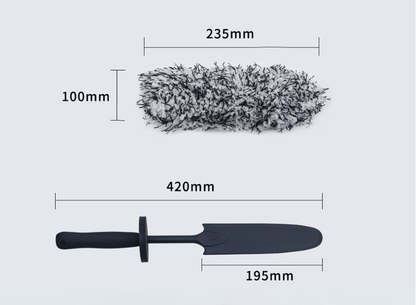 🔥 HOT SALE 🔥V+ Wheel Barrel Brush, Cleaning Brush for Wheels, 1 Pack