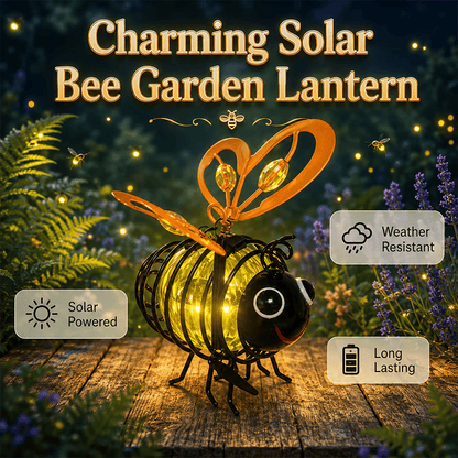 🎉🌙🍃🪴 49% OFF! Hanging Solar Bee Light – Warm Amber Glow, Flicker-Free, Perfect for Garden Parties, Camping, or Kids’ Rooms – Spread Joy Day and Night 🌞🌜
