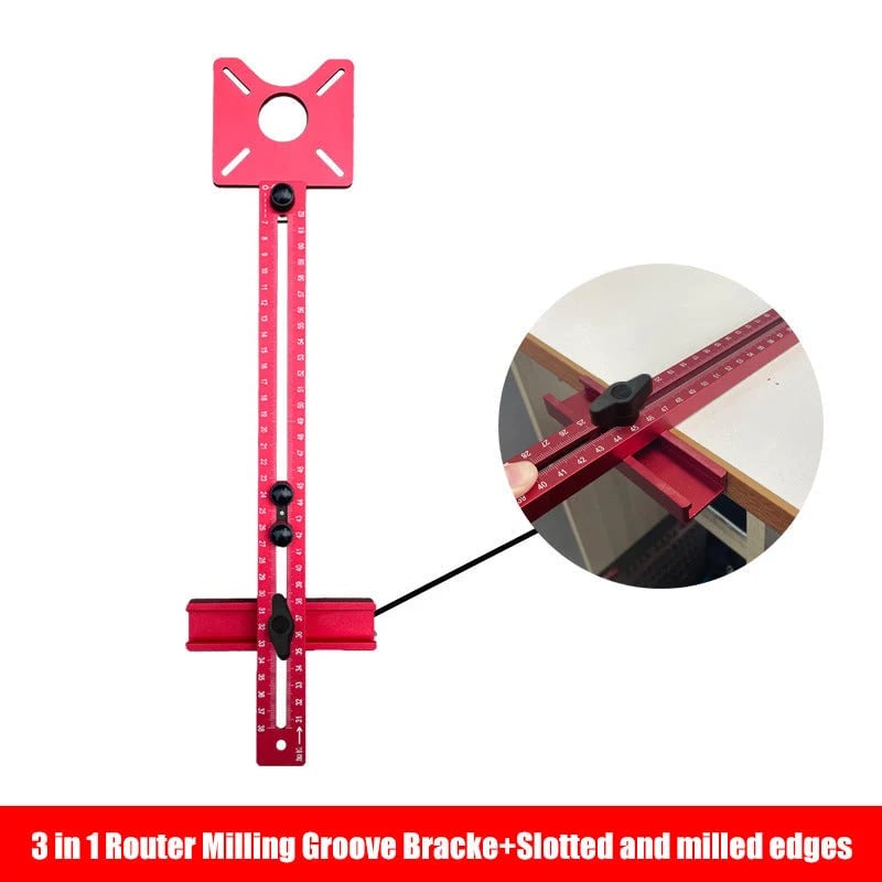 📢📢50% OFF !! ⏰3 in 1 Router Milling Groove Bracke（50% OFF）