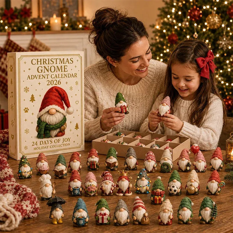 ⏳ Last Day 49% OFF – 🧙 2026 Christmas Gnome Advent Calendar | 24 Unique Mini Gnome Surprises for Daily Countdown Fun, Collecting & Holiday Display 🎄✨