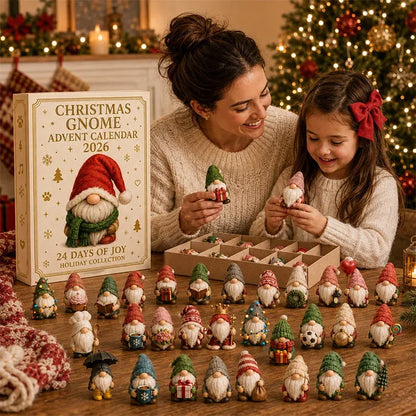 ⏳ Last Day 49% OFF – 🧙 2026 Christmas Gnome Advent Calendar | 24 Unique Mini Gnome Surprises for Daily Countdown Fun, Collecting & Holiday Display 🎄✨