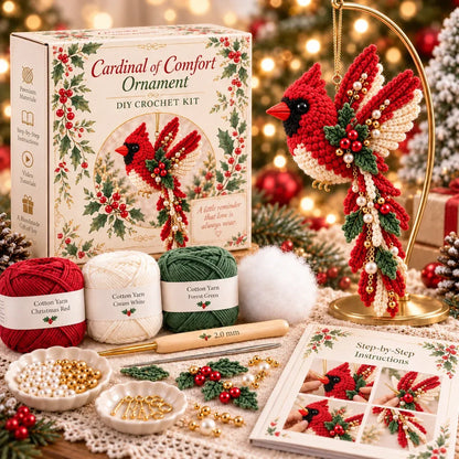 🔥LAST DAY 50% OFF - 🧶 DIY Crochet Bird Ornament Kit Collection | Comfort, Hope & Grace