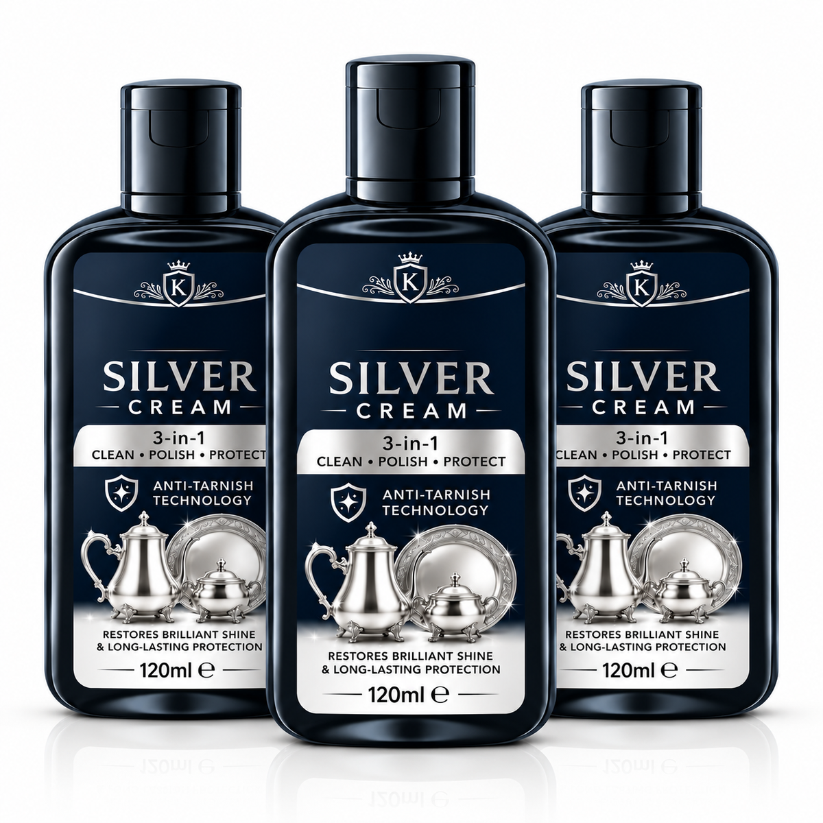 Anti-Tarnish Silver Polish Cream