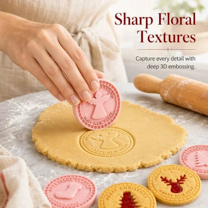 🎄🍪 Holiday Baking Shape Collection – Festive Cookie Molds for Family Christmas Fun