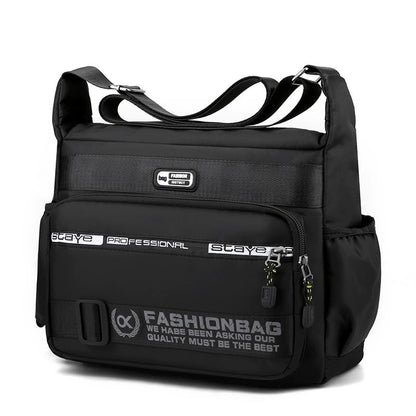 Urban Utility Messenger Bag – Water-Resistant & Multi-Compartment Design