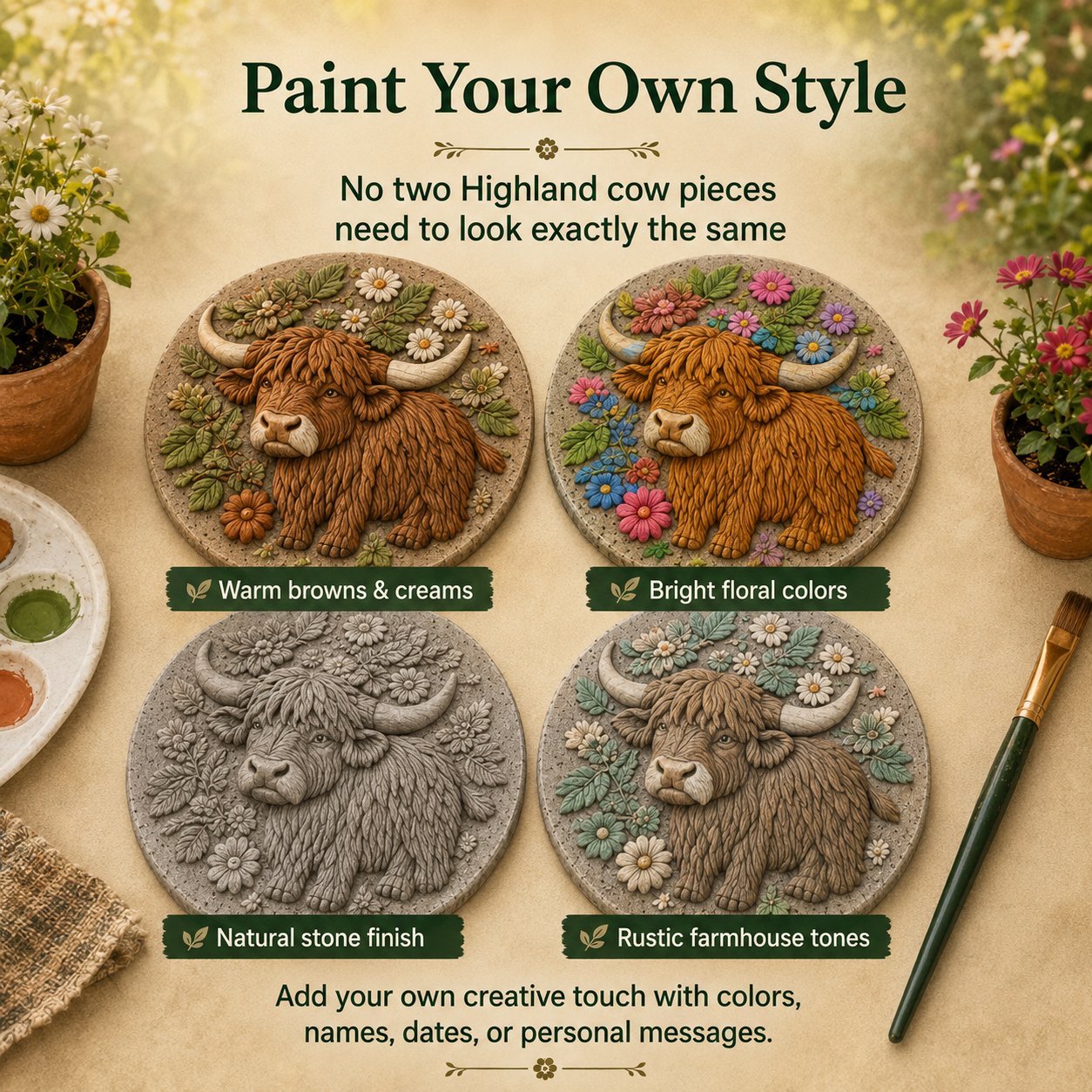 💥 LAST DAY 49% OFF - Reusable Animal-Themed Garden Art Mold – Bring Nature to Life in Your Garden (📦Buy 2 Free Shipping)