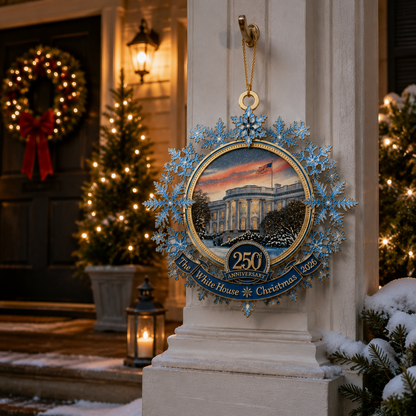 White House 250th Anniversary Christmas Commemorative Ornament – Limited Edition