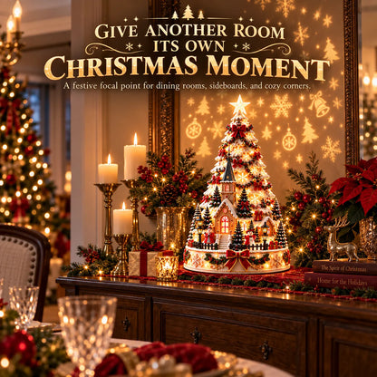 ⭐🏆 60,000+ Sold - 🎄MerryRealm™ Christmas Village Lightscape Tree