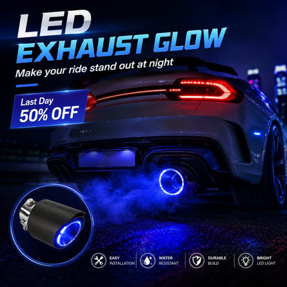 fire-breathing illuminated Exhaust Pipe
