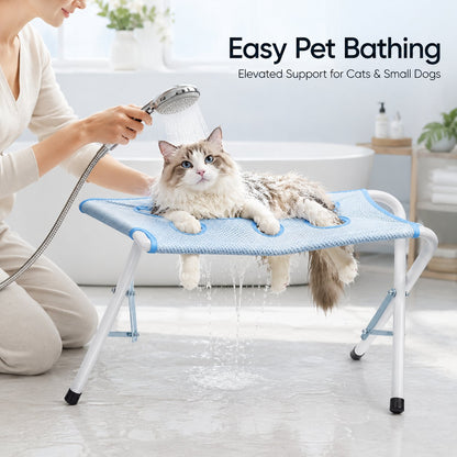 🐾 Limited-Time 49% OFF – Foldable Pet Bathing Support Stand for Cats & Small Dogs