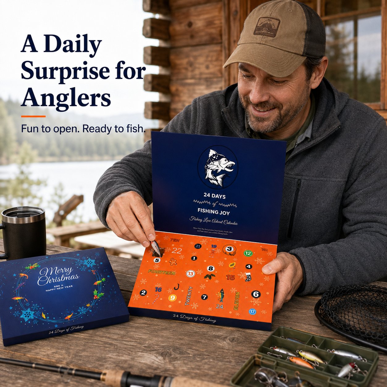 ⏳ Last day! 49% OFF – 🎣🎄 Christmas Fishing Lures Advent Calendar – Limited Release!