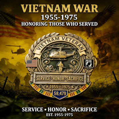 🏆️ Last Day Promo: 60% OFF 🎖️Vietnam Veteran Honor Commemorative Pin