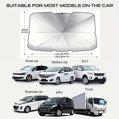 🎉🌊2026 Summer Hot Sale-💥2026 Foldable Anti-UV Windshield Sunshade