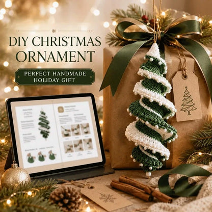 🔥Last Day 50% OFF - 🎄🧵Crochet Christmas Tree DIY Kit