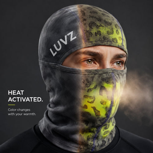 VOID V2 Reversible Thermal Balaclava Thermochromic Color Shift Face Mask for Outdoor Sports & Avant-Garde Street Style