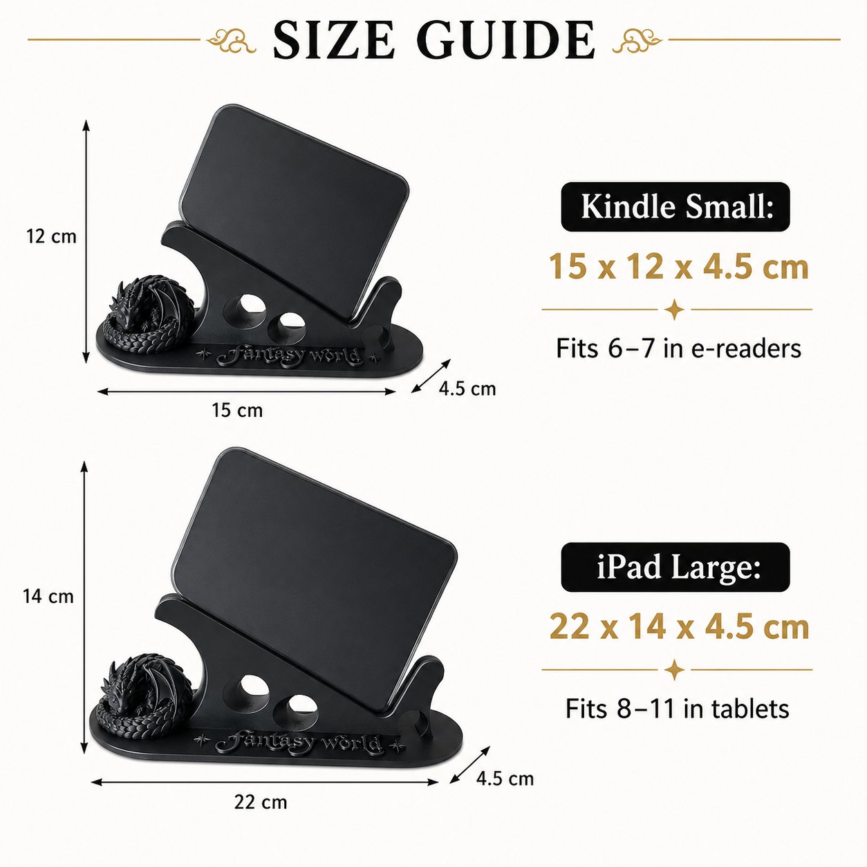 Sleeping Dragon Kindle Bed Stand
