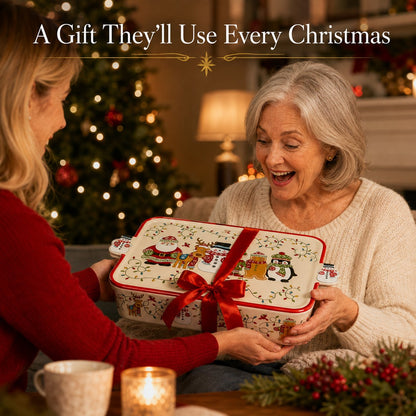 💥 LAST DAY 49% OFF 🎅🎁Christmas Holiday Bakeware Dish🎄