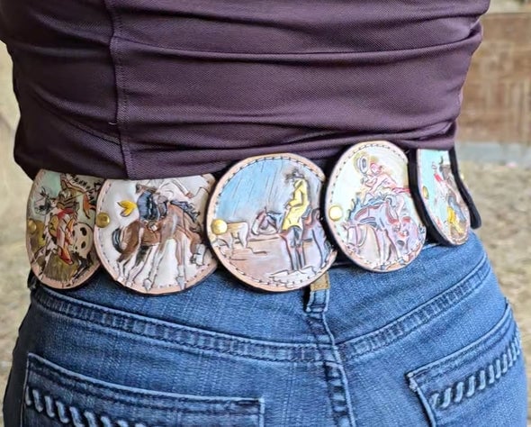 🔥HOT SALE🔥🔥🤠Charles Russell–Inspired Genuine Leather Belt