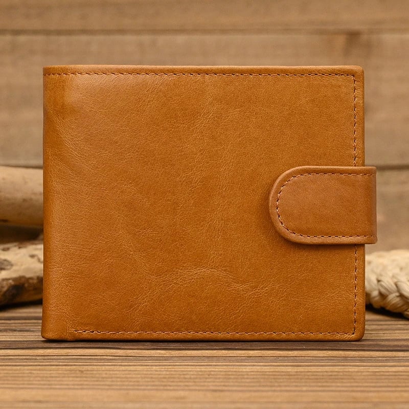 💼Top-Grain Leather Wallet for Men & Women – Bi-Fold / Tri-Fold with Coin Pocket & Multiple Card Slots