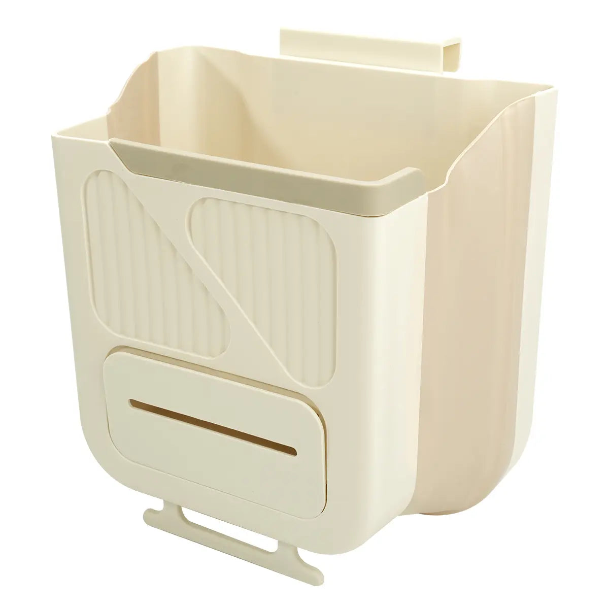 2026 New Hanging Bin for Kitchen Cabinet Doors, Plastic Folding Garbage Bin for Cabinet🗑️ - image 11