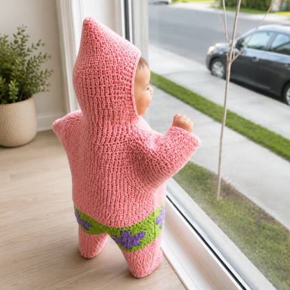 👶Baby starfish outfit.