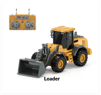 🚜 1:64 Premium Alloy Mini RC Construction Set