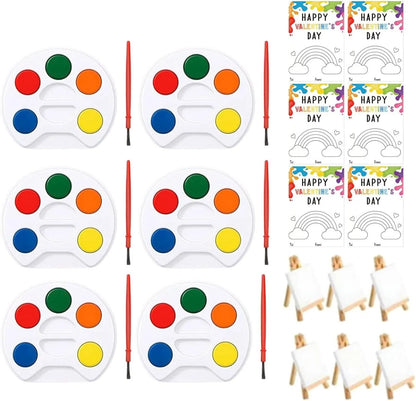 Mini Watercolor Paint Sets For Valentines Day Gifts