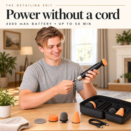🚗 3-in-1 Cordless Car Polisher – 12,000 RPM Rechargeable Tool