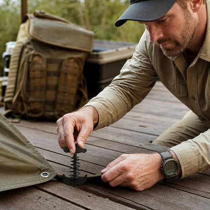 Deck Anchor Pegs with Spring