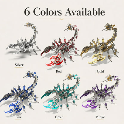 🦂 Build Your Own Mechanical Scorpion — A Steampunk Metal Puzzle Kit That Turns Into A Stunning Desk Art Piece