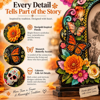 Día de Muertos Memorial Photo Frames – 6 Wooden Designs