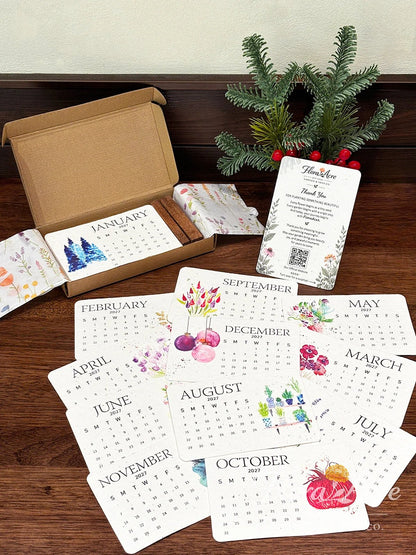 🌱Eco-Friendly Plantable “Timeless” Seed Calendar 2027 ✨ Plan • Plant • Grow • Enjoy