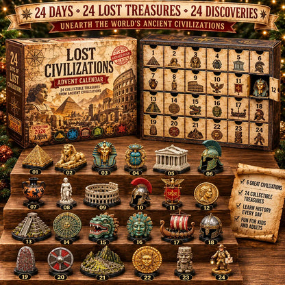 🔥😍2026 Lost Civilizations Archaeological Discovery Advent Calendar | 24 Ancient Treasures from 6 Great Civilizations