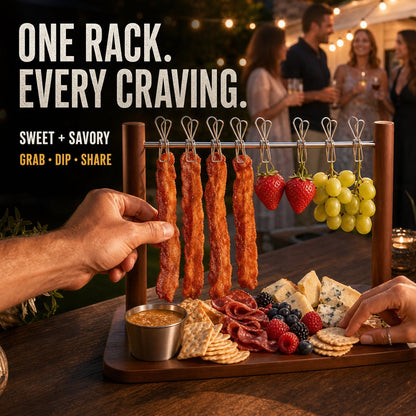Vertical Charcuterie, Bacon & Appetizer Display Board