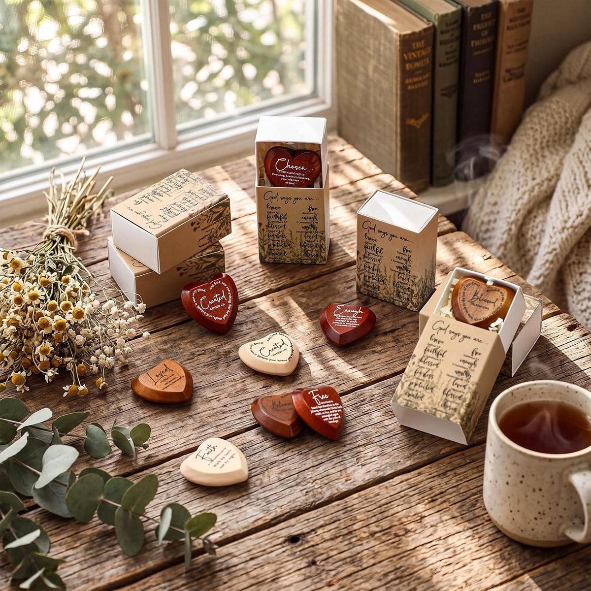 🔥Last Day 49% OFF - ✝️ 🎁 Christian Pocket Heart Gift Set(Set of 6)