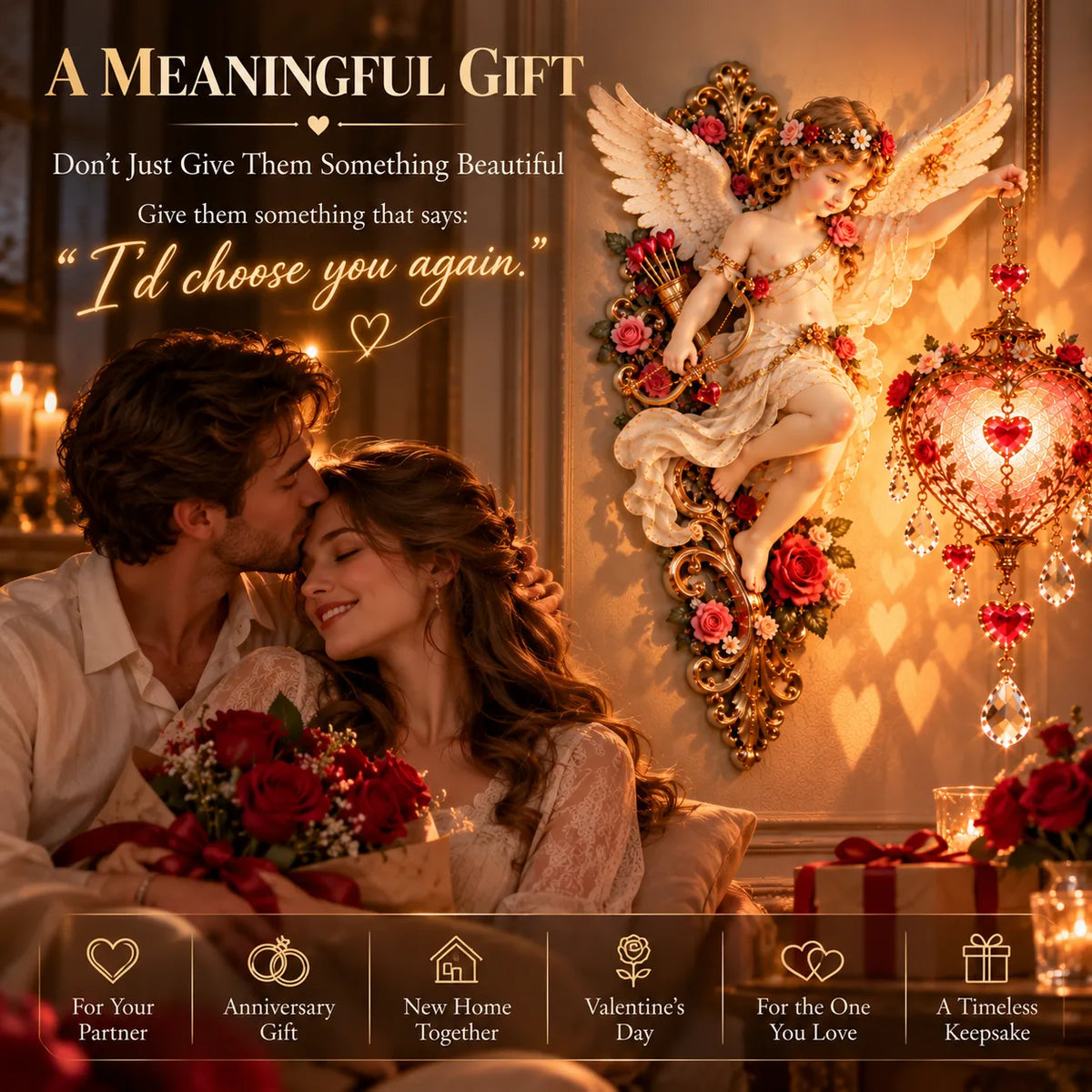 🔥LAST DAY 50% OFF❤️ Cupid’s Eternal Love Crystal Light