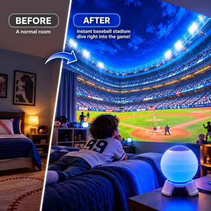⚾ Baseball Stadium Projection Light – Game-Day Room Decor