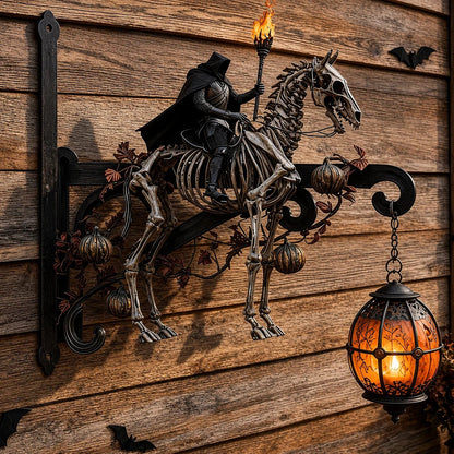 Halloween Decorative Wall Hook - Spooky Outdoor Metal Hanger For Porch & Garden Decor
