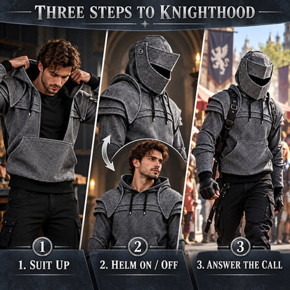 ⚔️ The Ultimate 2-in-1 Knight Hoodie