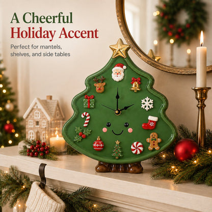 ⏳ Last Day 49% OFF – 🎄Interactive Christmas Holiday Activity Clock | Built-In Clock with 12 Rearrangeable Magnetic Icons for Learning, Creative Play & Festive Family Décor ✨