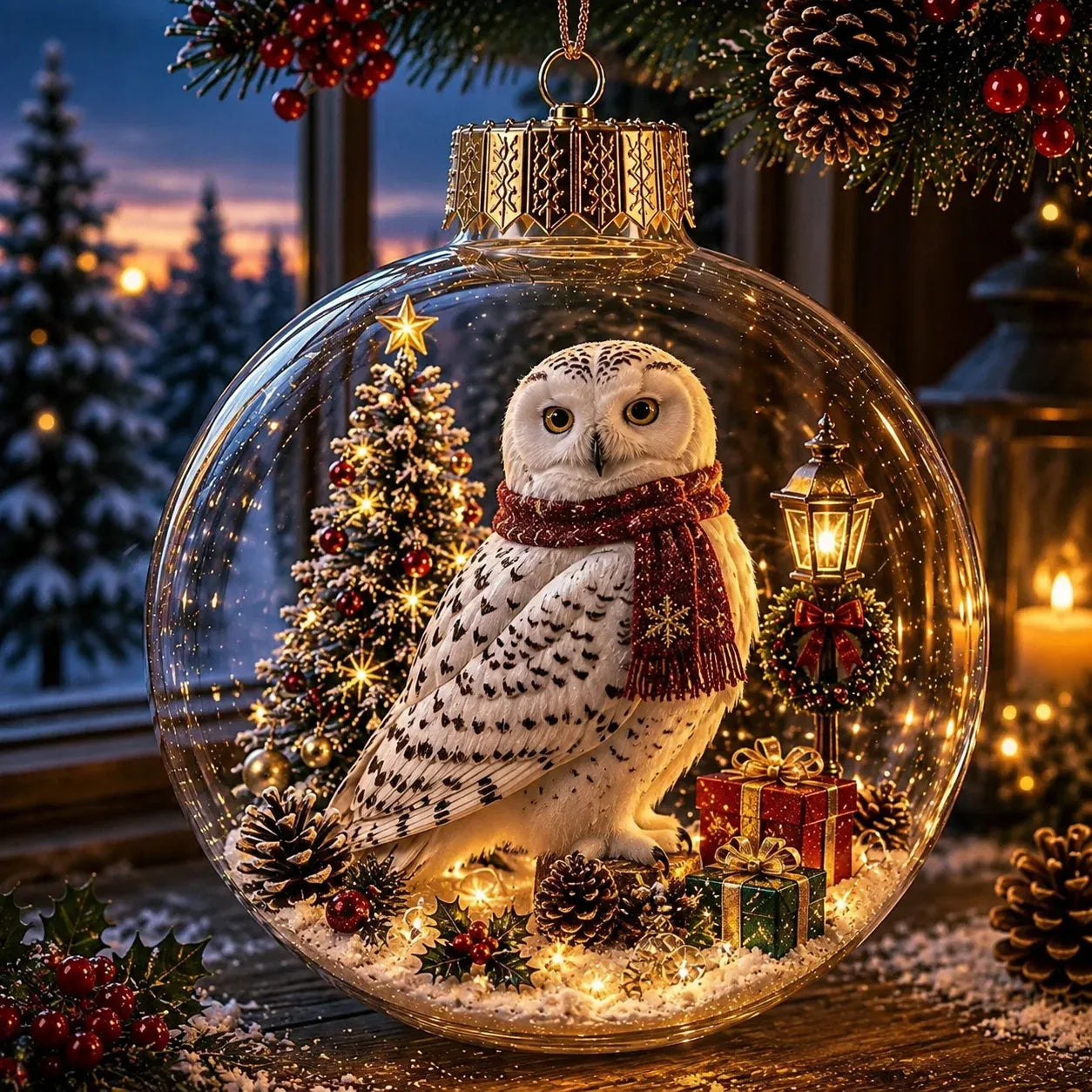 🎄✨ Magical Glass Christmas Ornaments