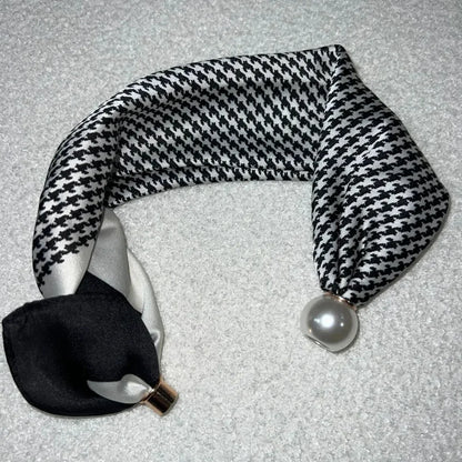 🔥2026 Hot Sale✨ Pearl Necklace Scarf with Magnetic Clasp