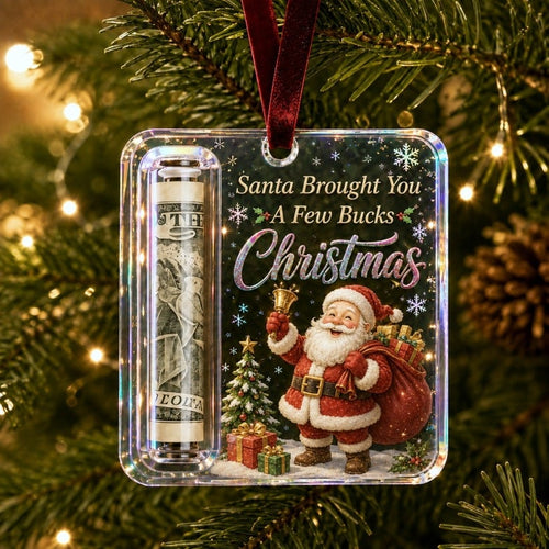 🔥Only $9.99 Last Day Promotion!🎄Christmas Cash Gift Ornament- Make Cash Feel Like A Real Christmas Gift💵