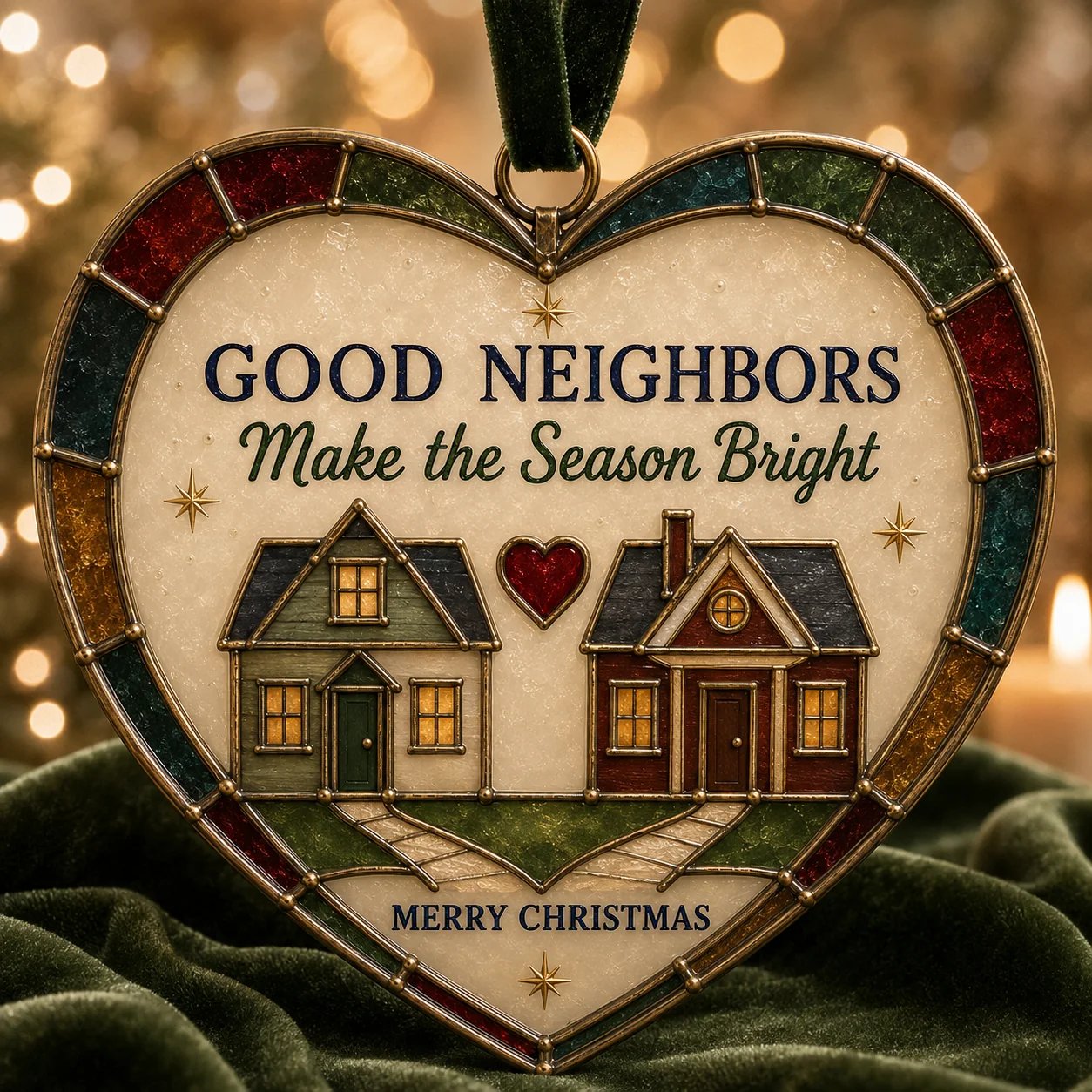 🎄 Handcrafted Stained Glass Christmas Ornaments – Meaningful Keepsakes Made to Be Cherished ❤️