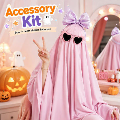 👻 The Viral Sheet Ghost Costume Set: Zero Effort, Maximum Spooky Vibe. ✨