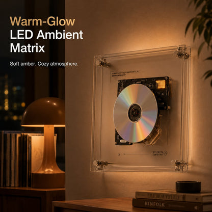 🖼️ Wall-Mounted Transparent CD Player